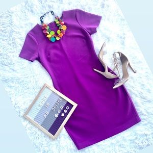🤍NWOT! Short Sleeve Bodycon Purple Dress